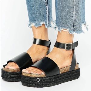 ASOS Fergie Two Part Chunky Sandal